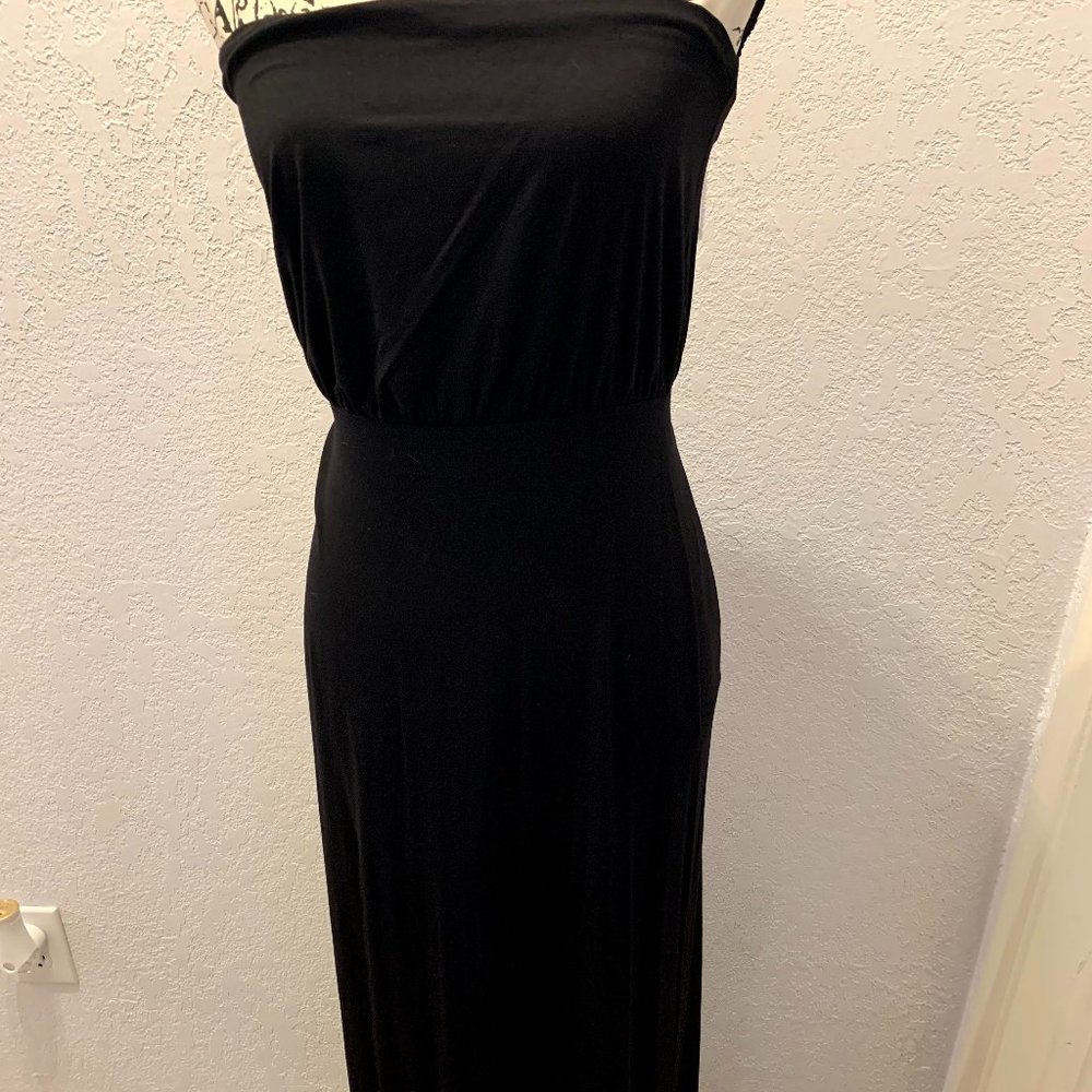 EUC Susana Monaco black strapless rita dress